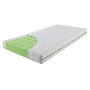 Nordbaby COMFORT 2-sided mattress with PUR foam and anti-allergy cover 120x60x10cm - Nordbaby