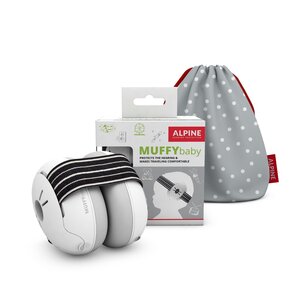 Alpine Muffy  Earmuff Muffy Baby Alpine Black/White - Alpine Muffy 