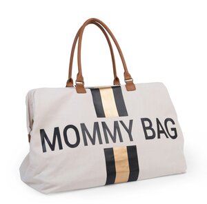 Childhome Mommy Bag mammas / ratu soma OffWhite, Black/Gold - Childhome