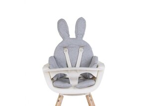 Childhome Rabbit Cushion Jersey Grey - Nuna