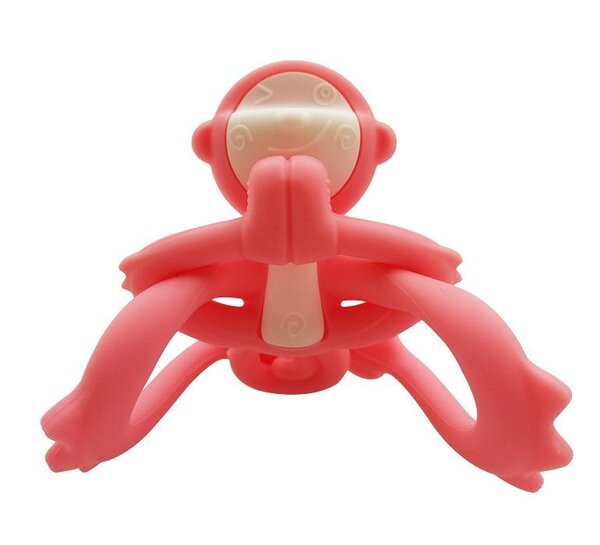 Mombella teether Hugging Monkey Pink - Mombella