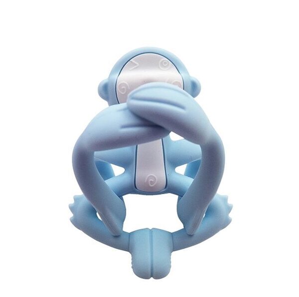 Mombella прорезыватель для зубов Hugging Monkey Light Blue - Mombella