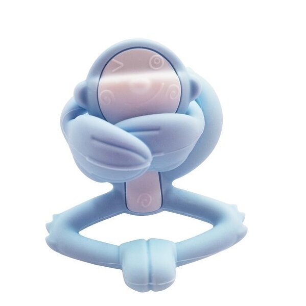 Mombella прорезыватель для зубов Hugging Monkey Light Blue - Mombella