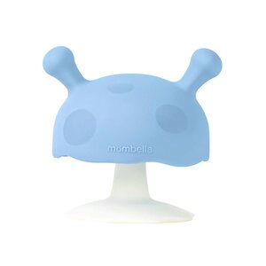 Mombella Mushroom Teether Light Blue   - BabyOno
