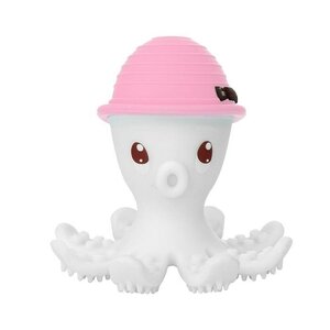 Mombella Octopus Teether Toy Pink - BabyOno