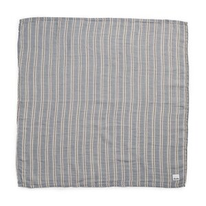 Elodie Details Bamboo Blanket  Sandy Stripe One Size Blue/Beige/Black - Nordbaby