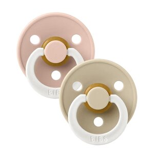 Bibs Colour soother 0-6 m Vanilla Night/Blush Night - Elodie Details