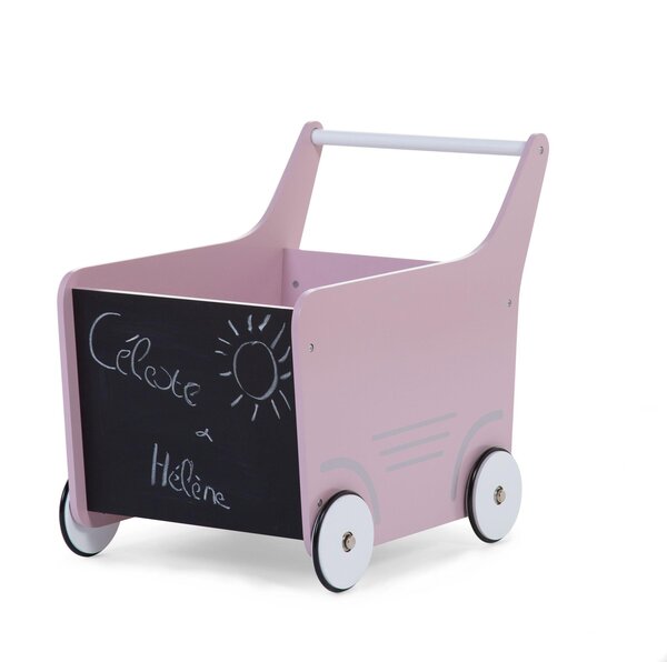 Childhome wooden stroller Soft Pink - Childhome