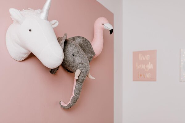 Childhome felt elephant head wall deco - Childhome