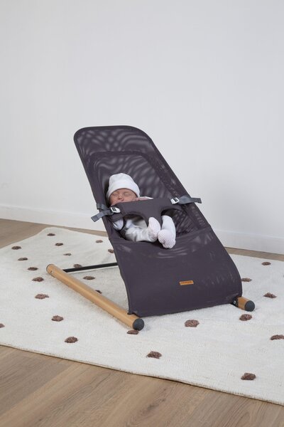 Childhome Evolux bouncer Natural Anthracite - Childhome