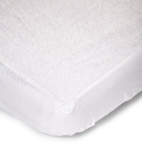 Childhome mattress waterproof protection playpen 75x95cm, White - Leander