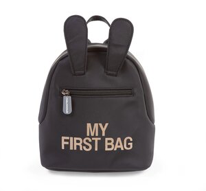 Childhome laste seljakott My first bag Black/Gold - Childhome
