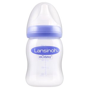 Lansinoh feeding bottle with NaturalWave® teat 160ml - Bibs