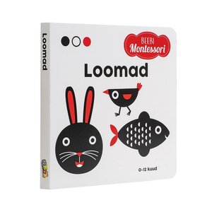 Beebi Montessori raamat, Loomad - Beebi Montessori