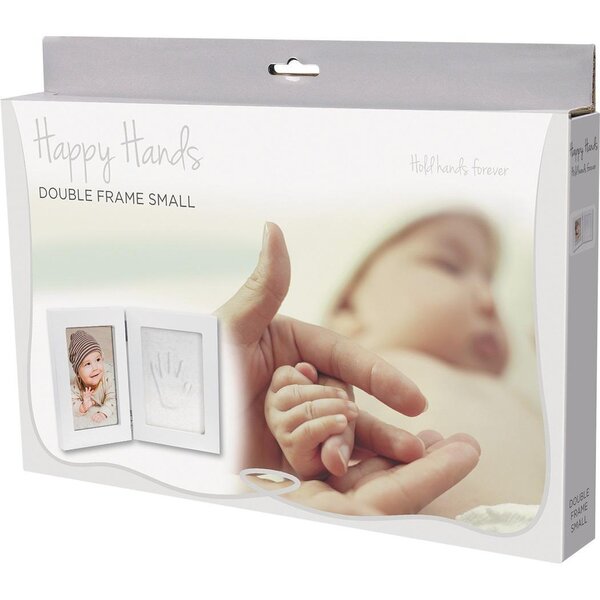 Dooky Happy Hands Double Frame Small 26x17cm White - Dooky