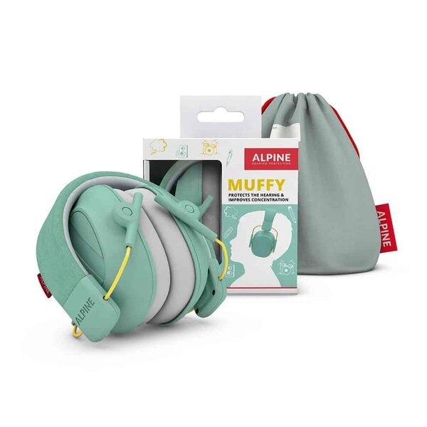 Alpine Muffy  earmuff for children 5-16 years, Mint - Alpine Muffy 