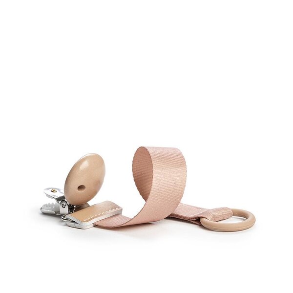 Elodie Details Pacifier Clip Wood Blushing Pink - Elodie Details