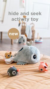Done by Deer attīstošā rotaļlieta Hide&Seek Wally - Fehn