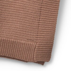 Elodie Details Wool Knitted Blanket 100x75cm, Faded Rose - Elodie Details