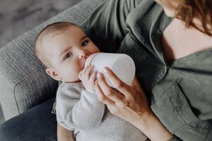 Suavinex breastfeeding bottle Zero.Zero 180ml variable flow  - Bibs