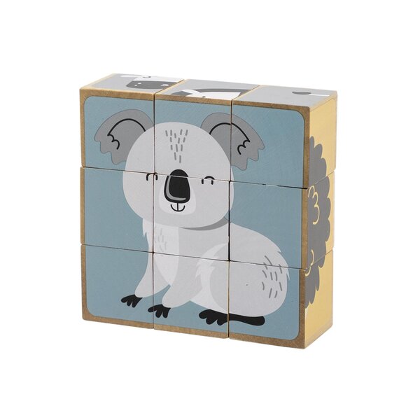 PolarB 6-Side Puzzle Blocks Multicolor - PolarB