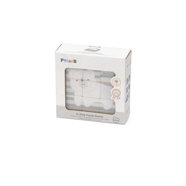 PolarB 6-Side Puzzle Blocks Multicolor - PolarB