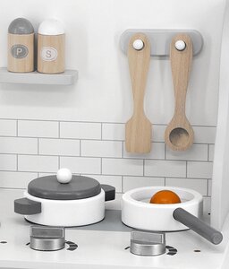 PolarB Grey Kitchen w/Accessories - Childhome