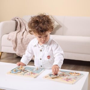 PolarB Flat Puzzle -Animals Multicolor - PolarB