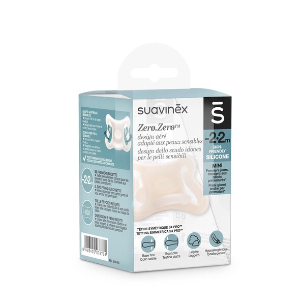 Suavinex Zero.Zero pacifier -2-2m - Suavinex
