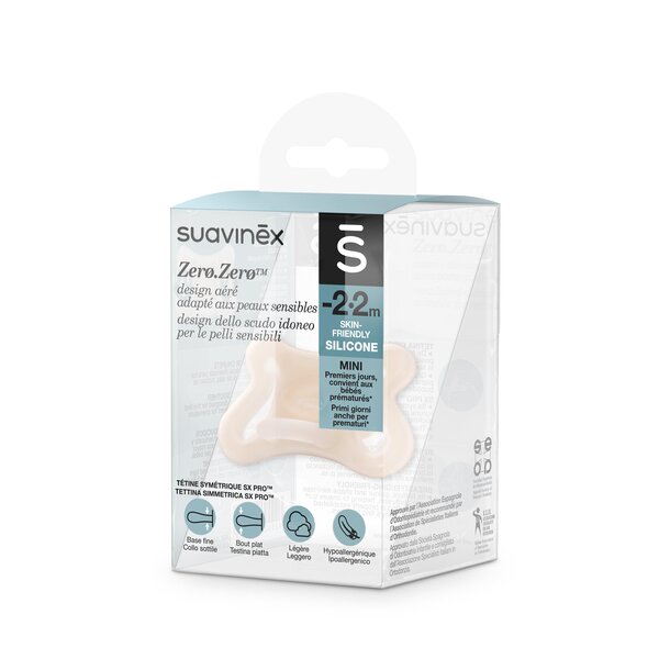 Suavinex Zero.Zero pacifier -2-2m - Suavinex