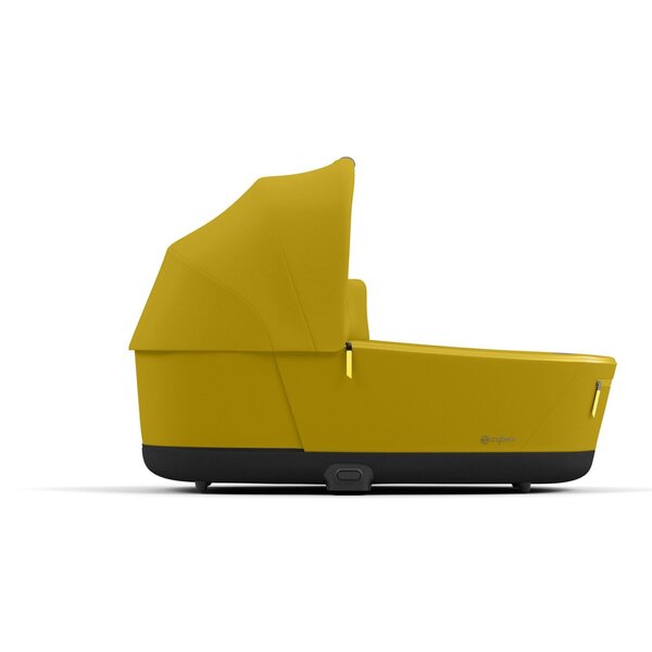 Cybex Priam V4 vežimėlio komplektas Mustard Yellow + Frame Matt black - Cybex