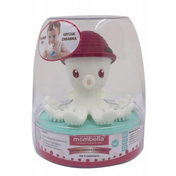 Mombella närimisrõngas Octopus Red - Mombella