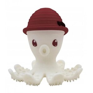 Mombella прорезыватель для зубов Octopus Red - Teddykompaniet