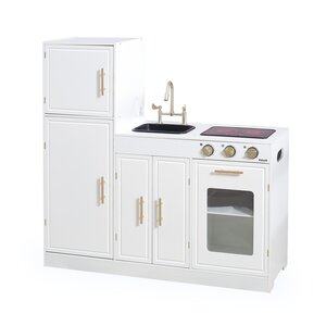 PolarB Classic White Modern Kitchen with Light and Sound - PolarB