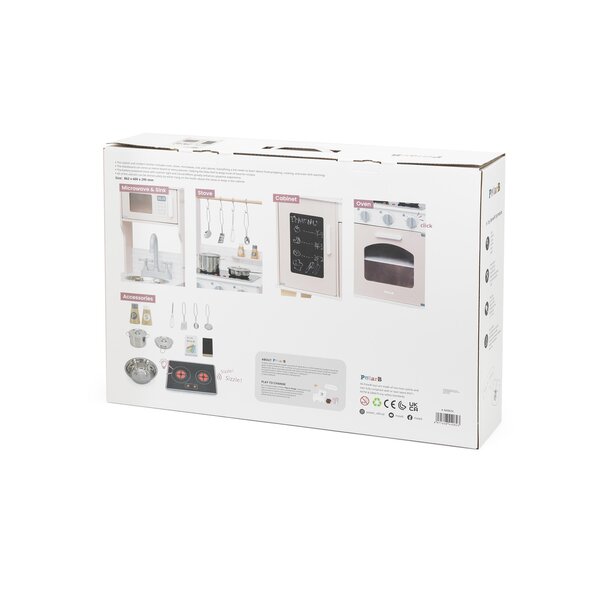 PolarB Little Chefs Kitchen with Light and Sound -  Pretty Pink - PolarB