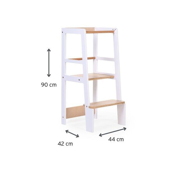 Childhome - Learning Tower - White Natural - Childhome