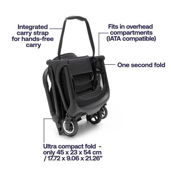 Bugaboo Butterfly complete Black/Midnight black - Midnight black - Bugaboo