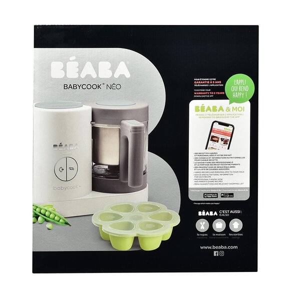 Beaba Babycook Neo kitchen robot Grey/White - Beaba