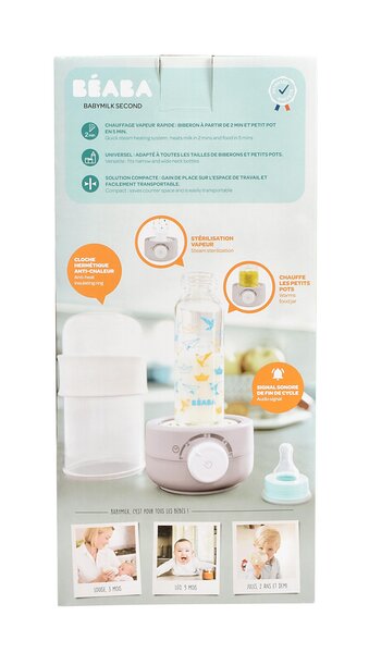 Beaba Baby Milk Second lutipudeli soojendaja-sterilisaator Grey - Beaba