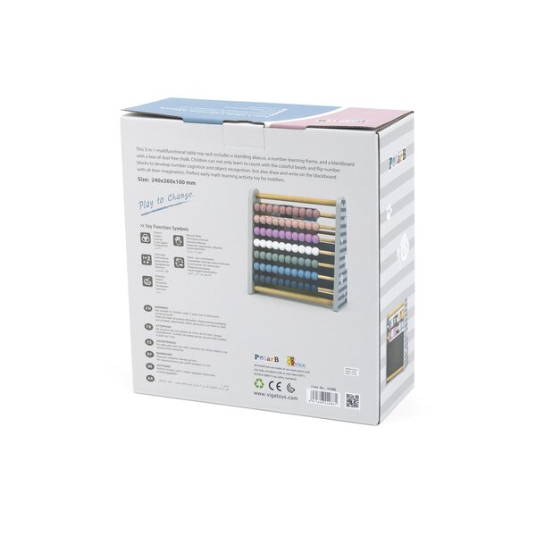 PolarB 3-in-1 Math Learning Abacus - PolarB