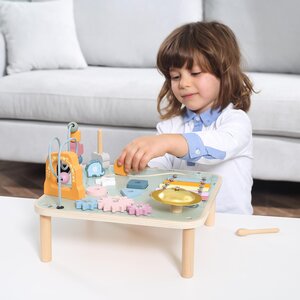 PolarB attīstošā koka rotaļlieta - aktivitāšu galdiņš - PolarB