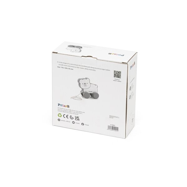 PolarB puidust järelveetav mänguasi - PolarB