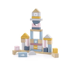 PolarB Wooden Blocks - 60pcs - PolarB
