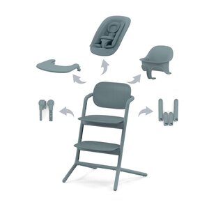 Cybex Lemo 4in1 highchair set Stone Blue - Cybex