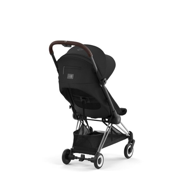Cybex Coya прогулочная коляска Sepia Black, chrome brown frame  - Cybex