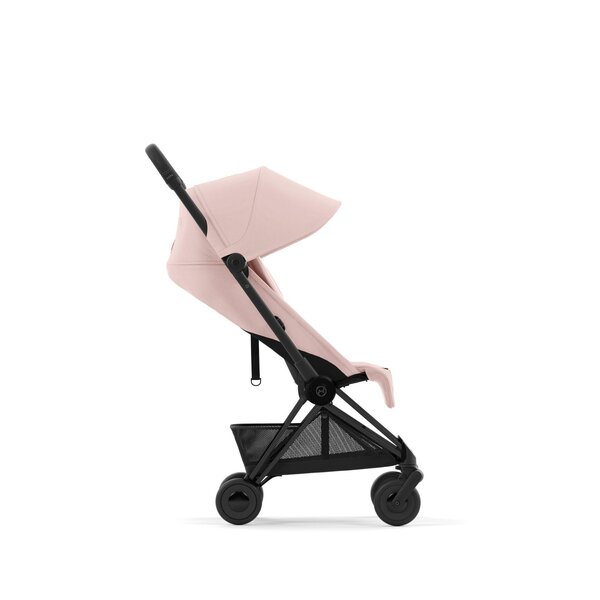 Cybex Coya pastaigu rati Peach Pink, matt black frame - Cybex