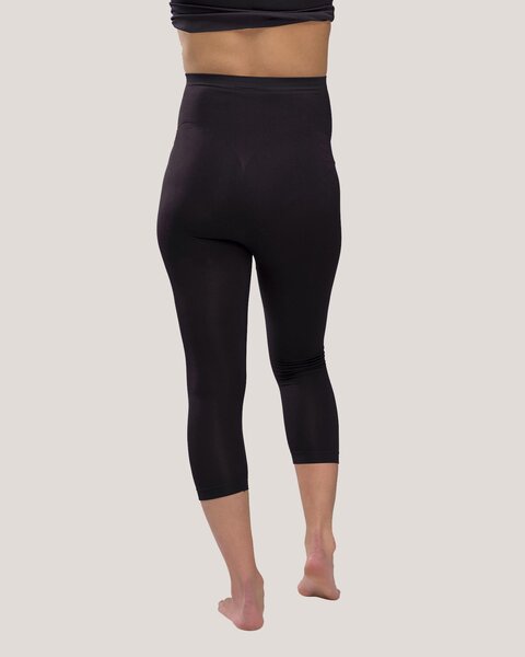 Carriwell Maternity Support 3/4 Leggings Recycled Black S - Carriwell