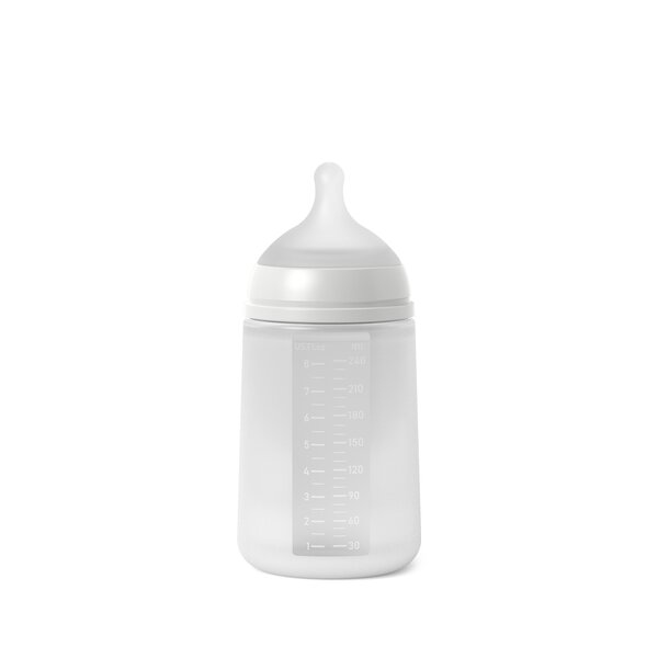 Suavinex silicone feeding bottle 240 Medium flow  - Suavinex
