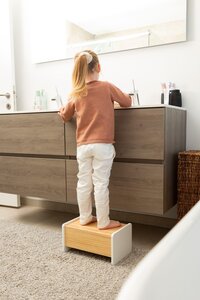 Childhome wooden step Natural White - BabyBjörn