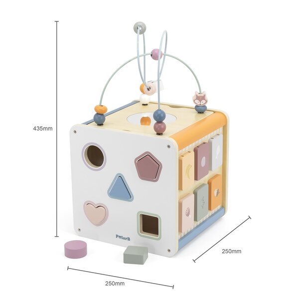 PolarB 8-in-1 Activity Cube - PolarB
